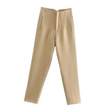 Morgana | Pantalón de oficina de talle alto