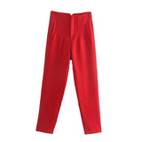 Morgana | Pantalón de oficina de talle alto