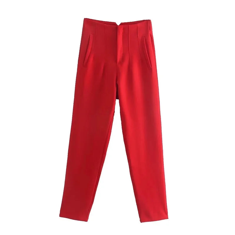 Morgana | Pantalón de oficina de talle alto
